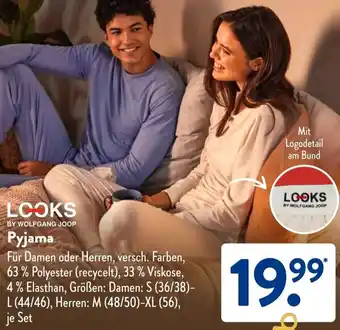 Aldi Süd LOOKS BY WOLFGANG JOOP Pyjama Angebot
