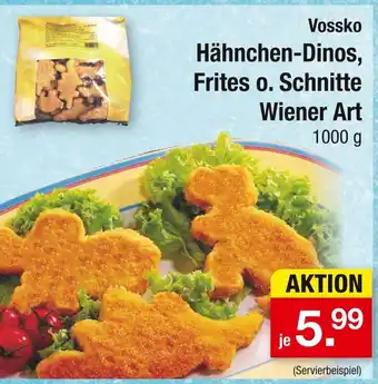 Zimmermann Vossko hähnchen-dinos, frites o. schnitte wiener art Angebot