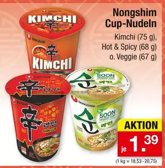 Zimmermann Nongshim cup-nudeln Angebot