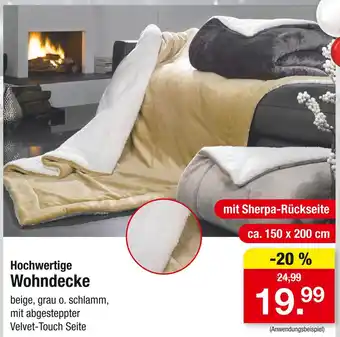 Zimmermann Hochwertige wohndecke Angebot