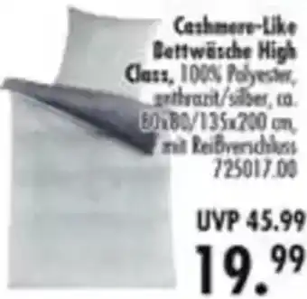 Möbel Boss Cashmere-Like Bettwäsche High Class Angebot