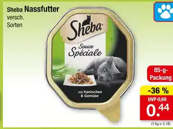 Zimmermann Sheba nassfutter Angebot