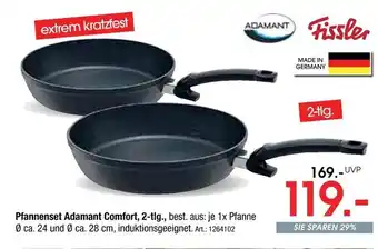 Zurbrüggen Fissler pfannenset adamant comfort, 2-tlg Angebot