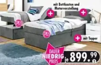 Möbel Boss Motor Polsterbett Gabriola Angebot