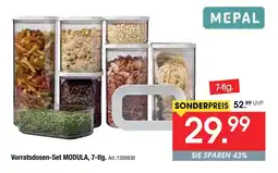 Zurbrüggen Mepal vorratsdosen-set modula, 7-tlg Angebot