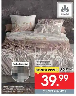 Zurbrüggen Irisette mako satin bettwäsche Angebot