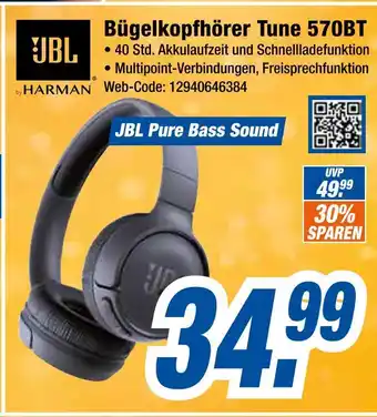 Expert Jbl bügelkopfhörer tune 570bt Angebot
