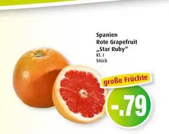 Markant Spanien Rote Grapefruit Star Ruby Angebot