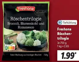 Lidl Freshona Röschentrilogie Angebot