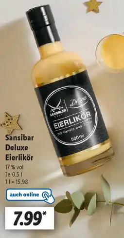 Lidl Sansibar Deluxe Eierlikör Angebot