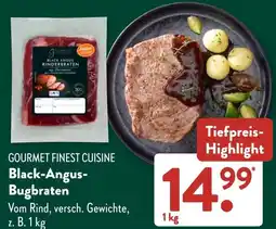 Aldi Süd GOURMET FINEST CUISINE Black-Angus- Bugbraten Angebot