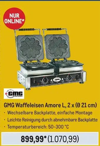 METRO GMG Waffeleisen Amore L, 2 x (0 21 cm) Angebot