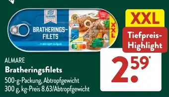 Aldi Süd ALMARE Bratheringsfilets Angebot