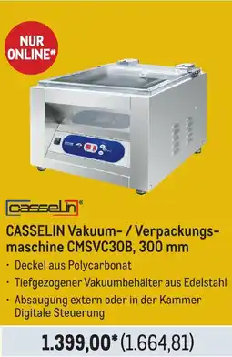 METRO CASSELIN Vakuum-/Verpackungsmaschine CMSVC30B, 300 mm Angebot