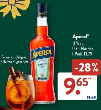 Aldi Süd Aperol Angebot