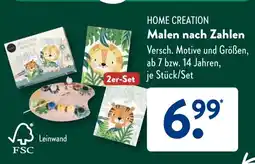 Aldi Süd HOME CREATION Malen nach Zahlen Angebot