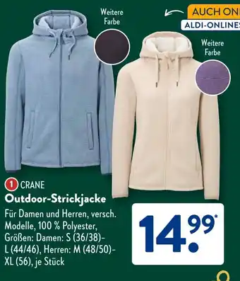 Aldi Süd CRANE Outdoor-Strickjacke Angebot