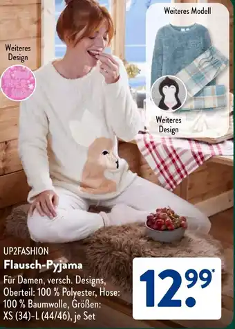 Aldi Süd UP2FASHION Flausch-Pyjama Angebot