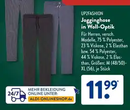 Aldi Süd UP2FASHION Jogginghose in Woll-Optik Angebot