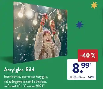 Aldi Süd Acrylglas-Bild Angebot
