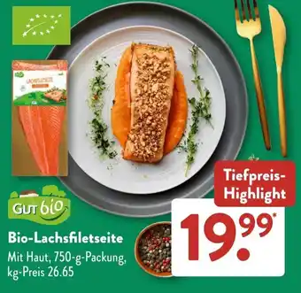 Aldi Süd GUT BIO Bio-Lachsfiletseite Angebot