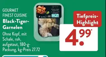 Aldi Süd GOURMET FINEST CUISINE Black-Tiger- Garnelen Angebot