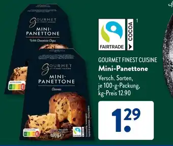 Aldi Süd GOURMET FINEST CUISINE Mini-Panettone Angebot