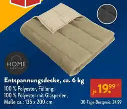 Aldi Süd HOME Entspannungsdecke Angebot