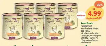 Fressnapf Terra Canis Nassnahrung. Angebot