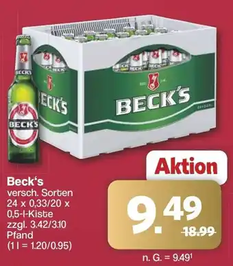 Famila Nord West Beck's versch. Sorten Angebot