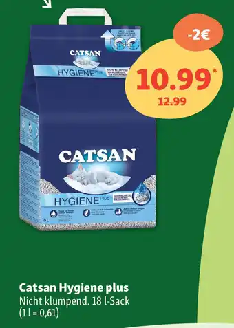 Fressnapf Catsan Hygiene plus Angebot