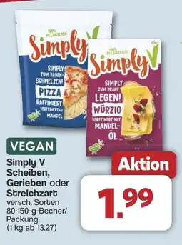 Famila Nord West VEGAN Simply V Scheiben, Gerieben oder Streichzart Angebot