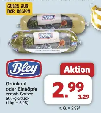 Famila Nord West Bley Grünkohl oder Eintöpfe Angebot