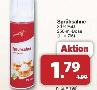 Famila Nord West Sprühsahne Angebot