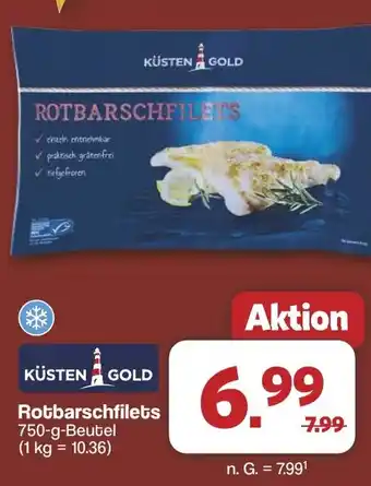 Famila Nord West KÜSTEN GOLD Rotbarschfilets Angebot
