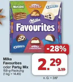 Famila Nord West Milka Favourites oder Party Mix Angebot