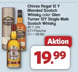 Famila Nord West Chivas Regal 12 Y Blended Scotch Whisky oder Glen Turner 12Y Single Malt Scotch Whisky Angebot