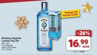 Famila Nord West Bombay Sapphire London Dry Gin Angebot