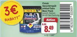 Famila Nord West Finish Geschirrspül- mittel-Tabs Maxi Pack Angebot