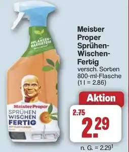 Famila Nord West Maister Proper SPRÜHEN WISCHEN FERTIG Angebot