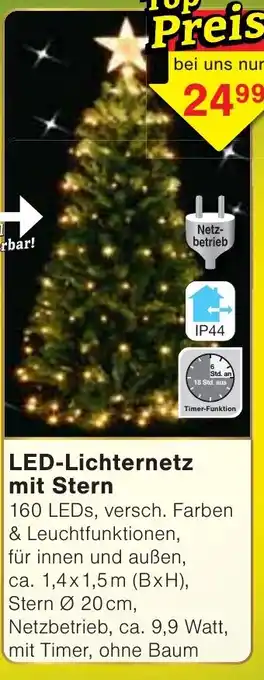 Wiglo Wunderland LED-Lichternetz mit Stern Angebot