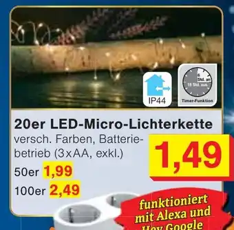 Wiglo Wunderland 20er LED-Micro-Lichterkette Angebot