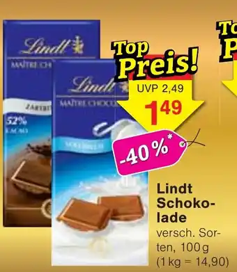 Wiglo Wunderland Lindt Schoko- lade Angebot