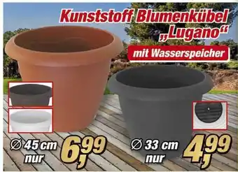 Posten Börse Kunststoff Blumenkübel „Lugano” Angebot