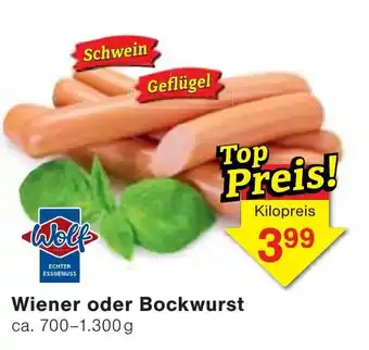 Wiglo Wunderland Wiener oder Bockwurst Angebot