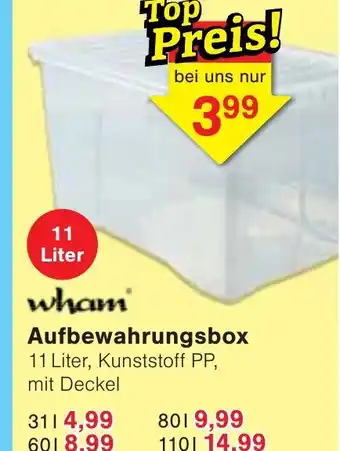 Wiglo Wunderland Aufbewahrungsbox Angebot