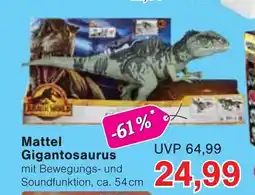 Wiglo Wunderland Mattel Gigantosaurus Angebot