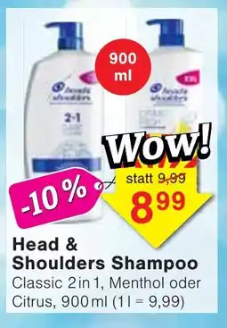 Wiglo Wunderland Head & Shoulders Shampoo Angebot