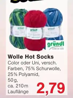 Wiglo Wunderland Wolle Hot Socks Angebot