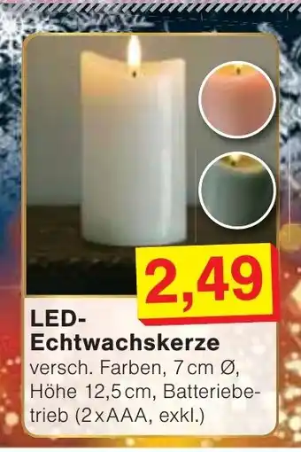 Wiglo Wunderland LED- Echtwachskerze Angebot